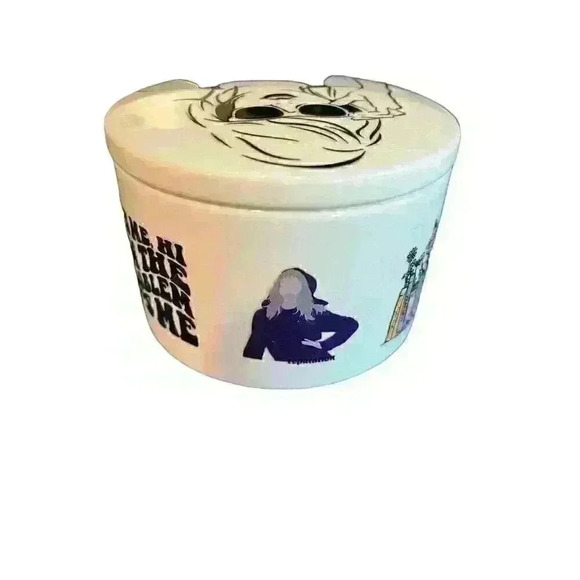 Homemade Taylor Swift Inspired Trinket Box Ceramic Glass with Lid The Eras Tour - Picture 6 of 13